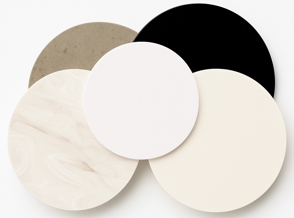Ronde Corian werkbladen