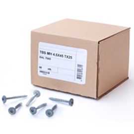 Grijze TBS MH Schroeven 4.5 x 45 mm TX25 - 50 st.