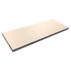 Plank van witte melamine